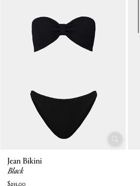 Hunza G Jean Bikini Black